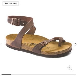 Women’s Birkenstocks: Yara Oiled Leather Color: Habana